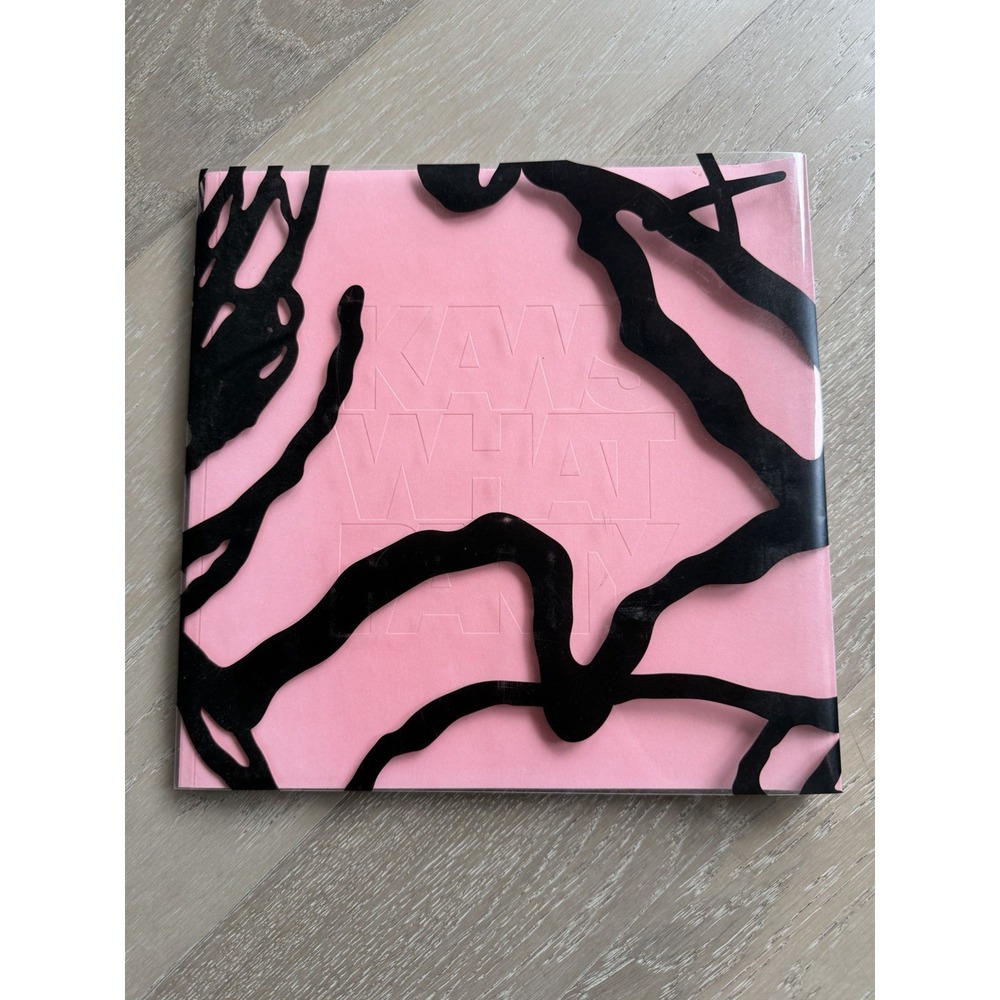 Kaws What Party Brooklyn Museum Pink Booklet Book Zine Catalogue print paperback